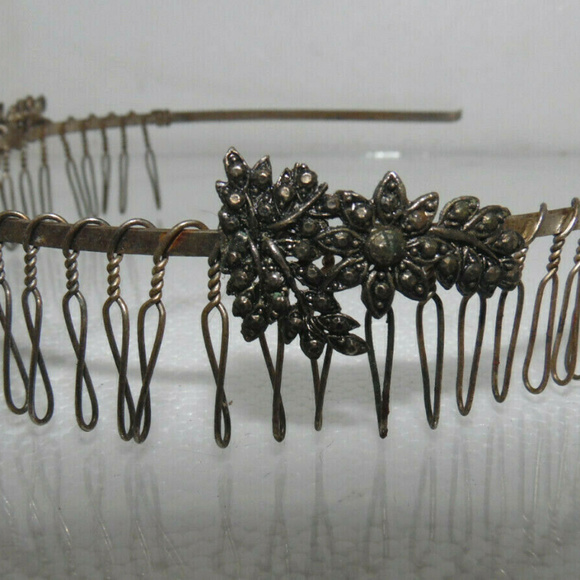 FINAL MARKDOWN lot of vintage Hair accessories BLACK DIAMOND metal +r bands - Picture 5 of 8